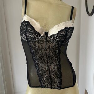 Victoria's Secret Black Lace Bustier